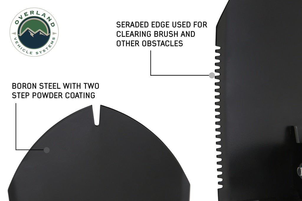 Multi Functional Military Style Utility Shovel for extreme Overland Vehicle Systems