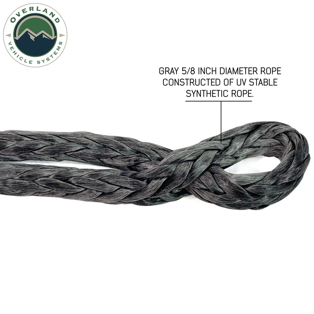 Shop Overland Vehicle Systems 7/16 Inch Soft Shackle With Collar Overland Vehicle Systems
