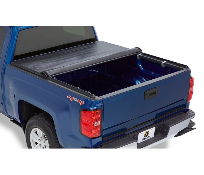 Soft Tonneau Cover EZ-Roll For 2015-24 Colorado/Canyon 6.0 Foot Black Tailgate Spoiler Not Included Bestop