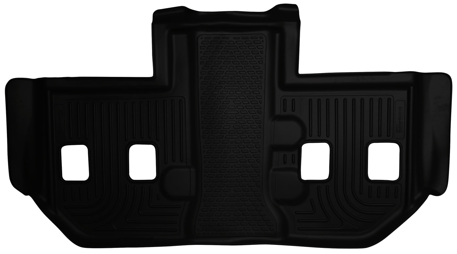 Weatherbeater 3rd Seat Floor Liner For 2011-2014 Escalade ESV, Suburban 1500/2500, Yukon XL 1500/XL 2500 Black Husky Liners
