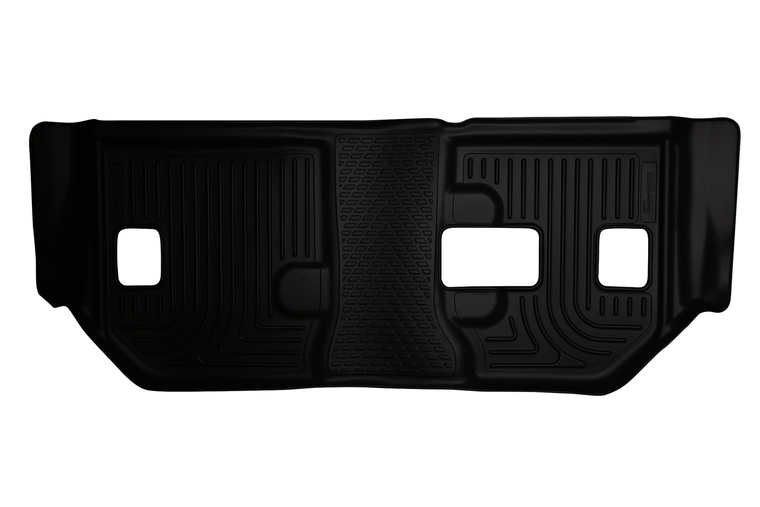 Weatherbeater 3rd Seat Floor Liner For 2011-2014 Escalade ESV, Suburban 1500/2500, Yukon XL 1500/XL 2500 Black Use with 2nd row bench seats only Husky Liners