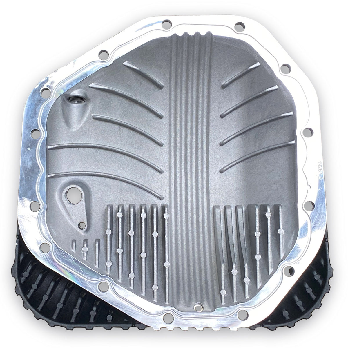 Ram-Air Differential Cover Kit Satin Black/Machined w/Hardware for 17-24 Ford F250 HD Tow Pkg and F350 SRW with Dana M275 Rear Axle Banks Power
