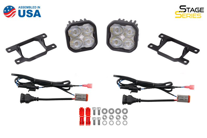 Diode Dynamics SS3 Pro Type AS Kit ABL - White SAE Fog