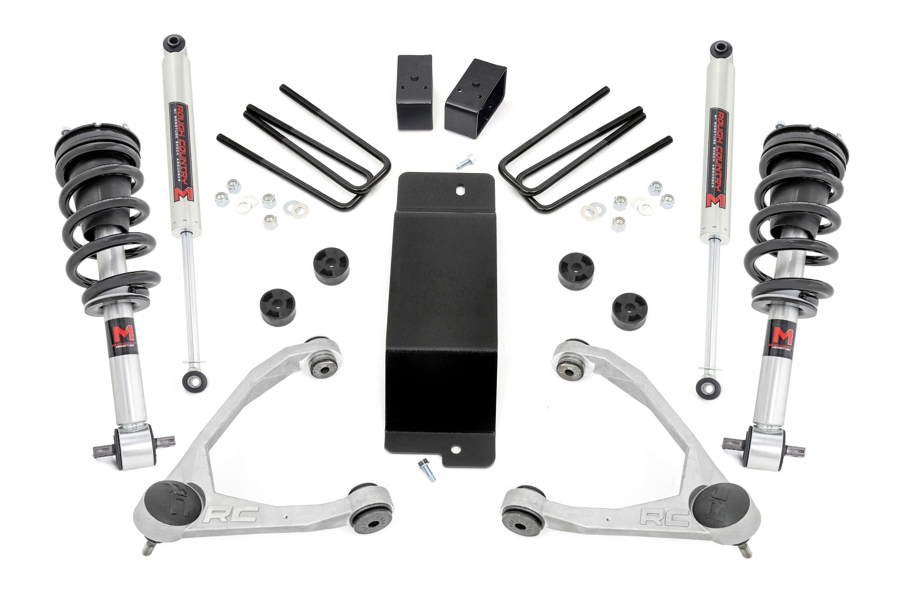 3.5 Inch Lift Kit Forged UCA M1 Strut - Silverado/Sierra 1500 (14-16) Rough Country