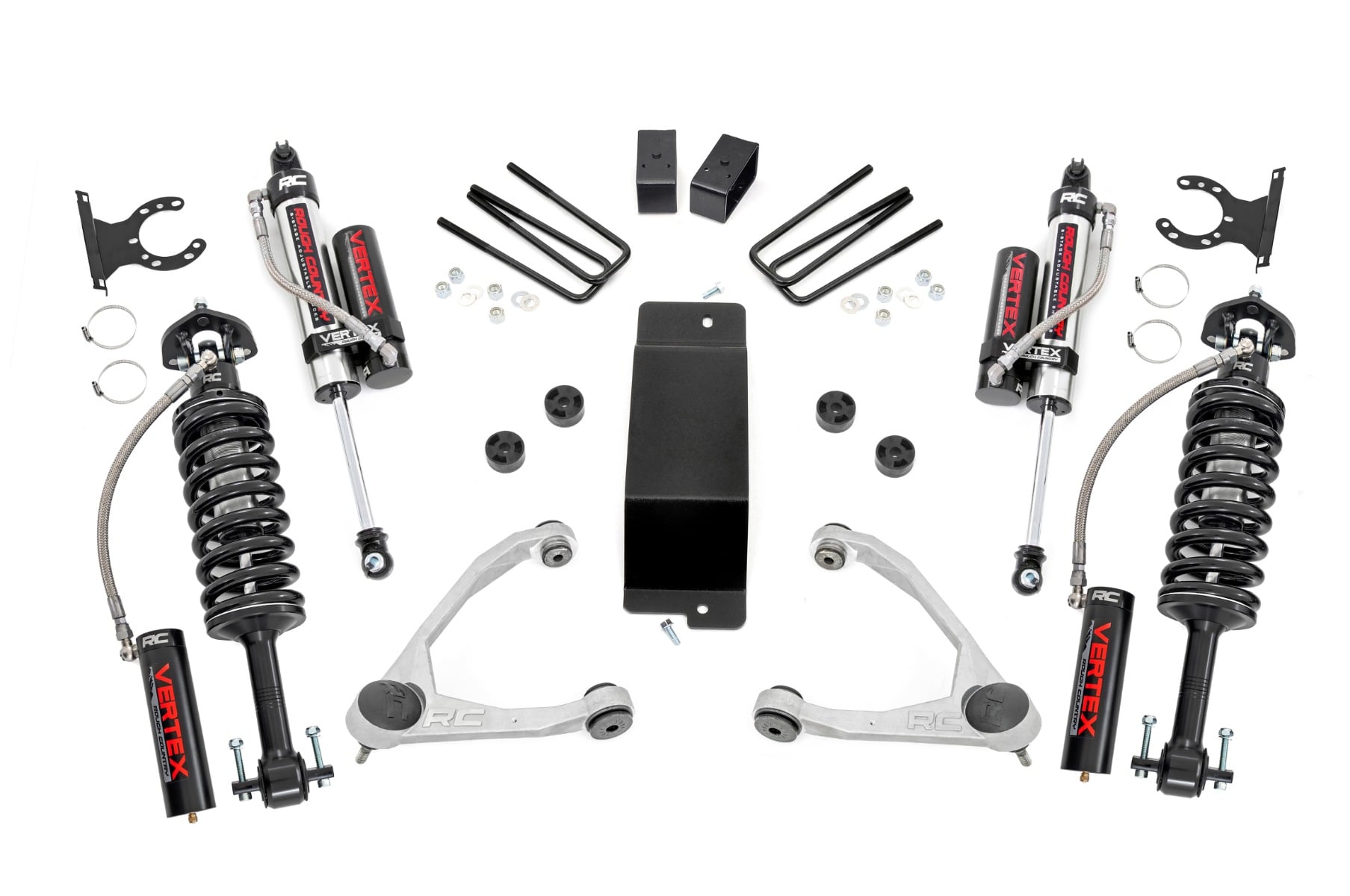 3.5 Inch Lift Kit Forged UCA Vertex Silverado/Sierra 1500 (07-16) Rough Country