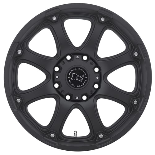 Black Rhino Wheels | Glamis | 17" 8x6.5 -12mm | Matte Black