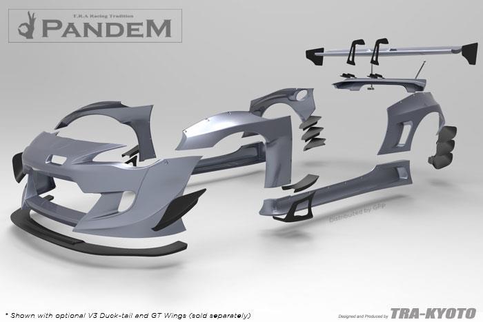 GReddy Scion FR-S Pandem Wide Body V3 Side Canards