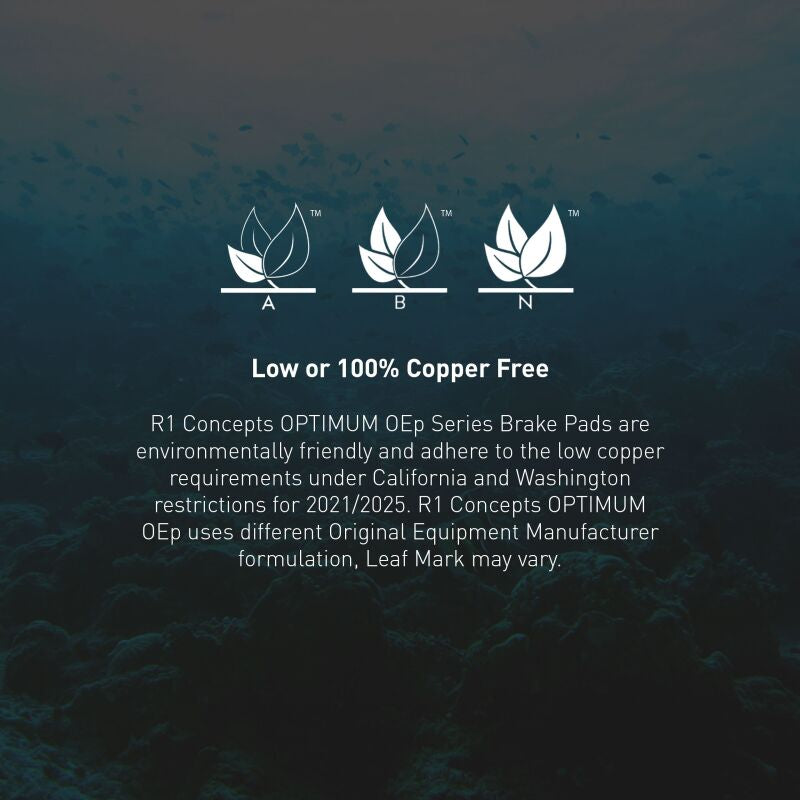 R1 2015-2021 Ford F-150 RWD Rear R1 Optimum OE Pads & Hardware Kit
