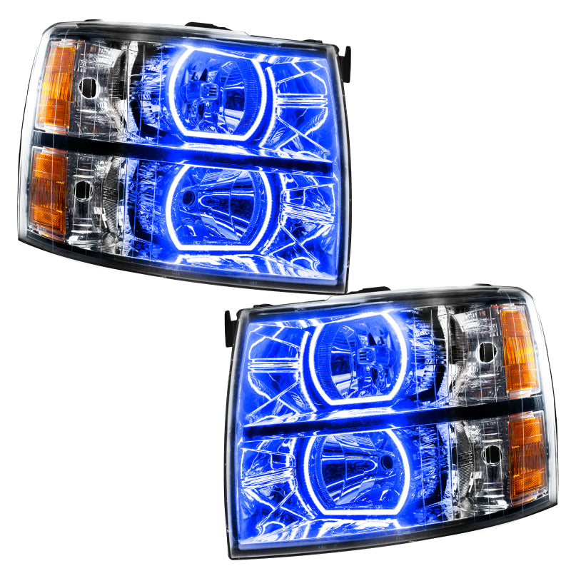 Oracle 07-13 Chevrolet Silverado SMD HL - Square Style - ColorSHIFT w/ Simple Controller
