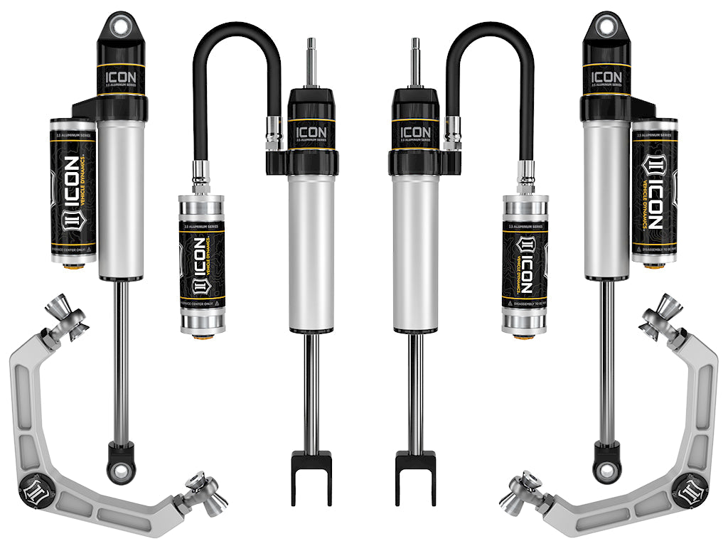 ICON 2020-Up GM 2500/3500 HD, 0-2" Lift, Stage 2 Suspension System, Billet UCA