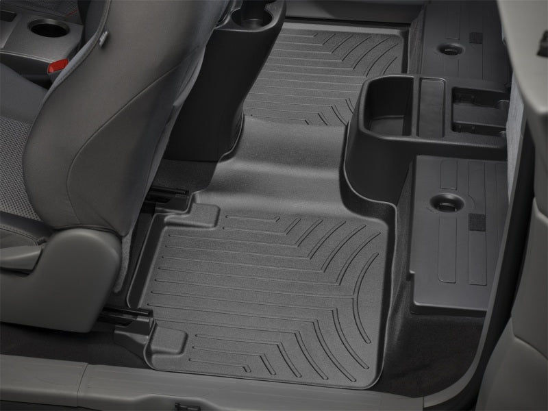 WeatherTech 12-13 Toyota Tacoma Rear FloorLiner - Black