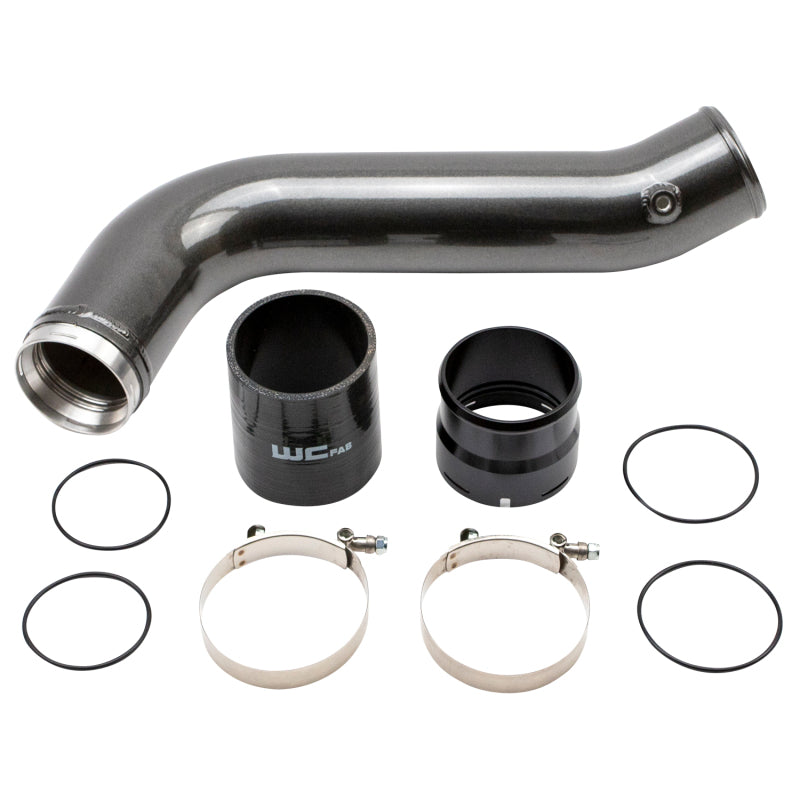 Wehrli 20-25 Chevrolet 6.6L L5P Duramax Passenger Side 3.5in Intercooler Pipe - Fine Texture Black