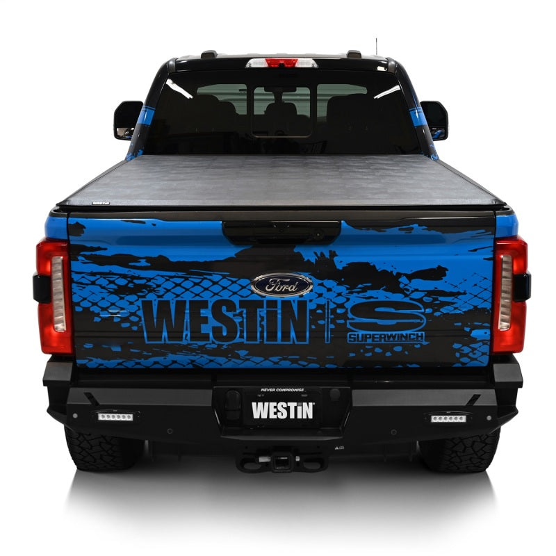 Westin 17-24 Ford F-250/350 Super Duty 6.75ft. Bed Soft Roll Tonneau Cover - Black