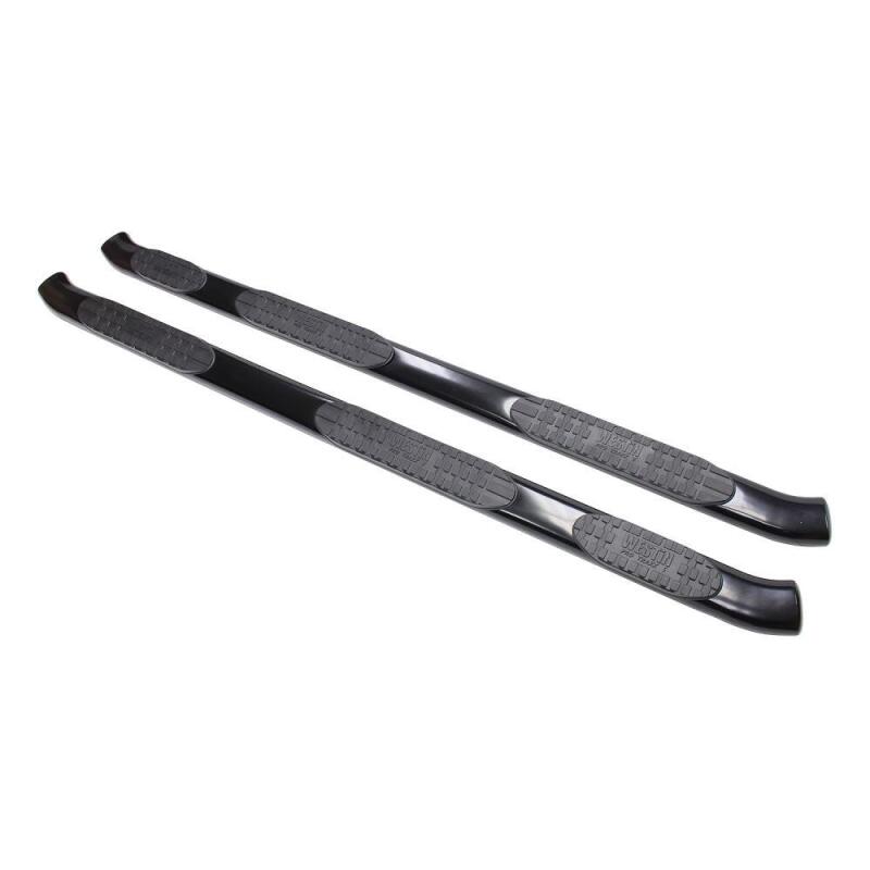 Westin 07-13 Chevy Silv 1500 Extended Cab (6.5ft) PRO TRAXX 5 WTW Oval Nerf Step Bars - Blk