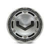 Vossen Billet Modular Cap - Small - Brushed w/ Grey Insert