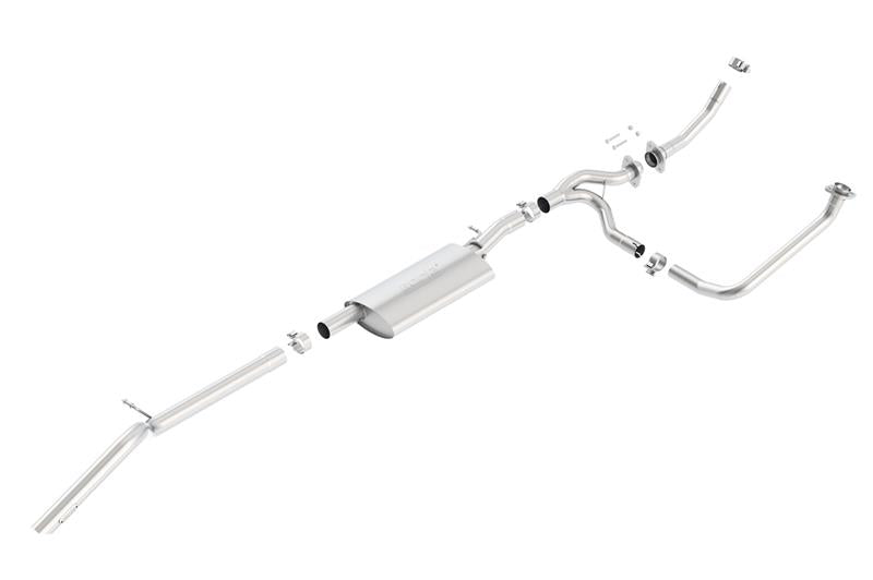 Borla 12-15 Jeep Wrangler 3.6L V6 Auto/Manual Trans Turndown Tip Dual Left Rear Exit Exhaust