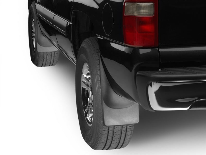 WeatherTech 00-06 Chevrolet Suburban No Drill Mudflaps - Black