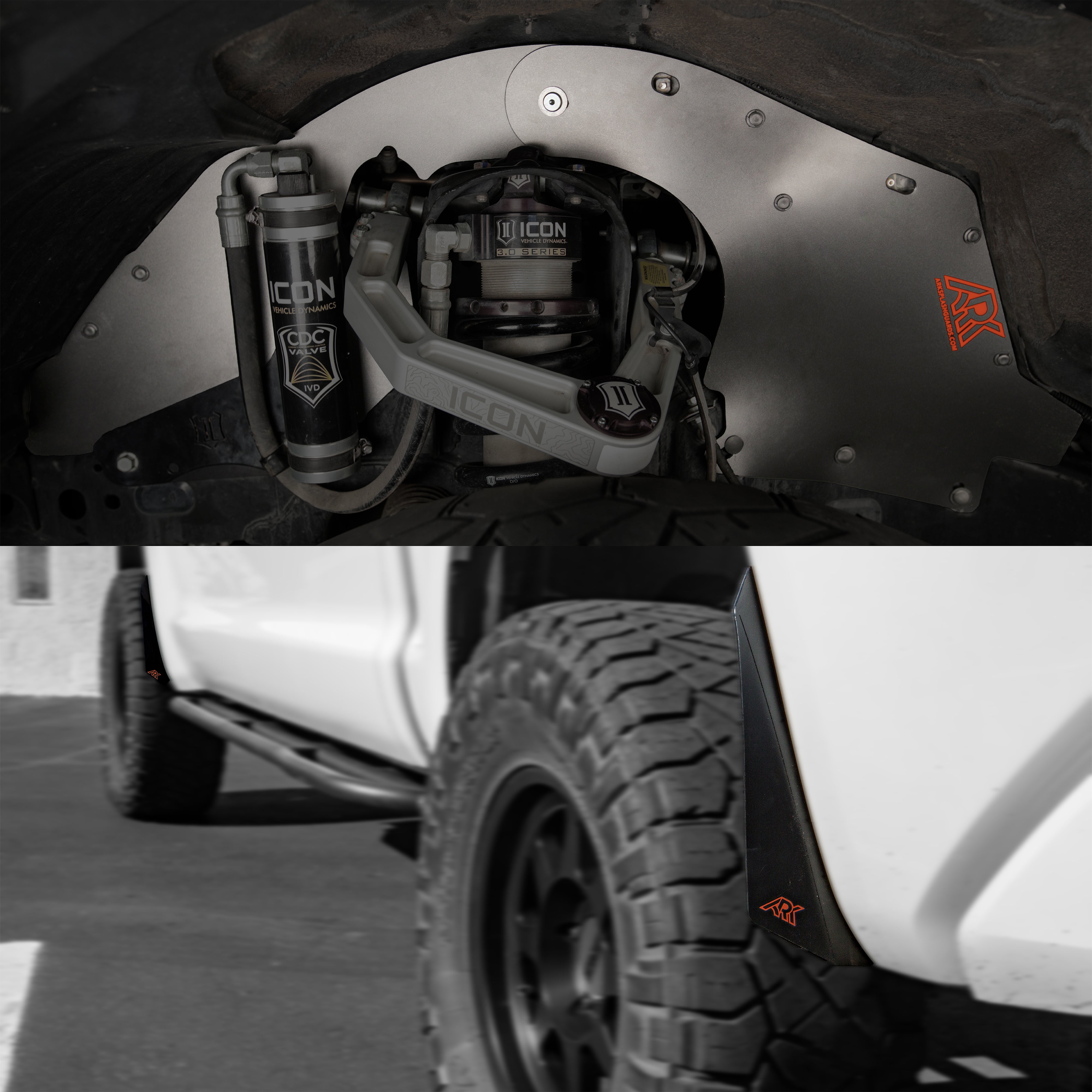 2007-2021 Toyota Tundra TriXpoly bundle showcasing suspension components and protective parts for enhanced offroad performance.