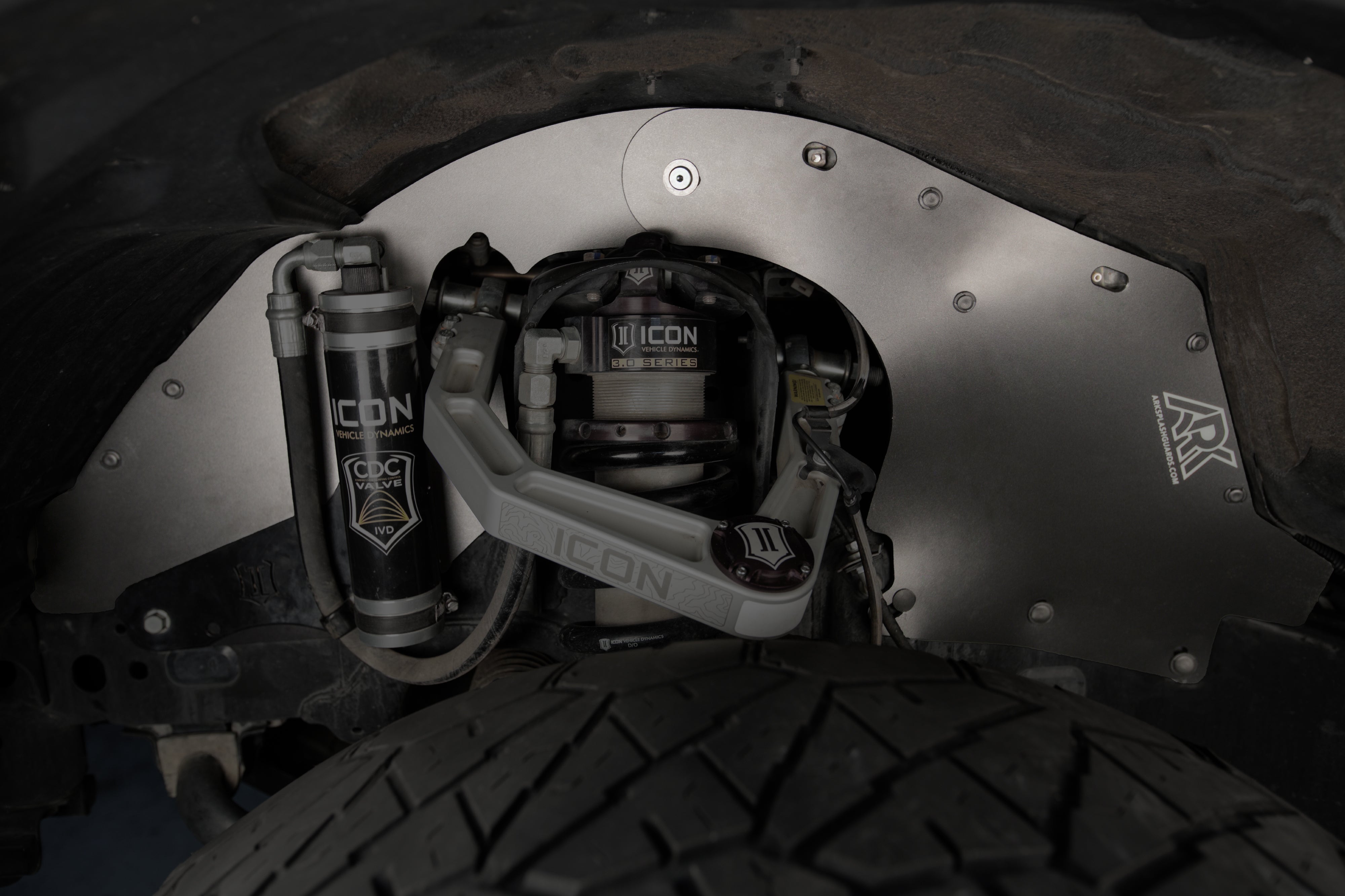 TriXpoly splash guards for 2007-2021 Toyota Tundra, designed for durability and protection in offroad conditions.