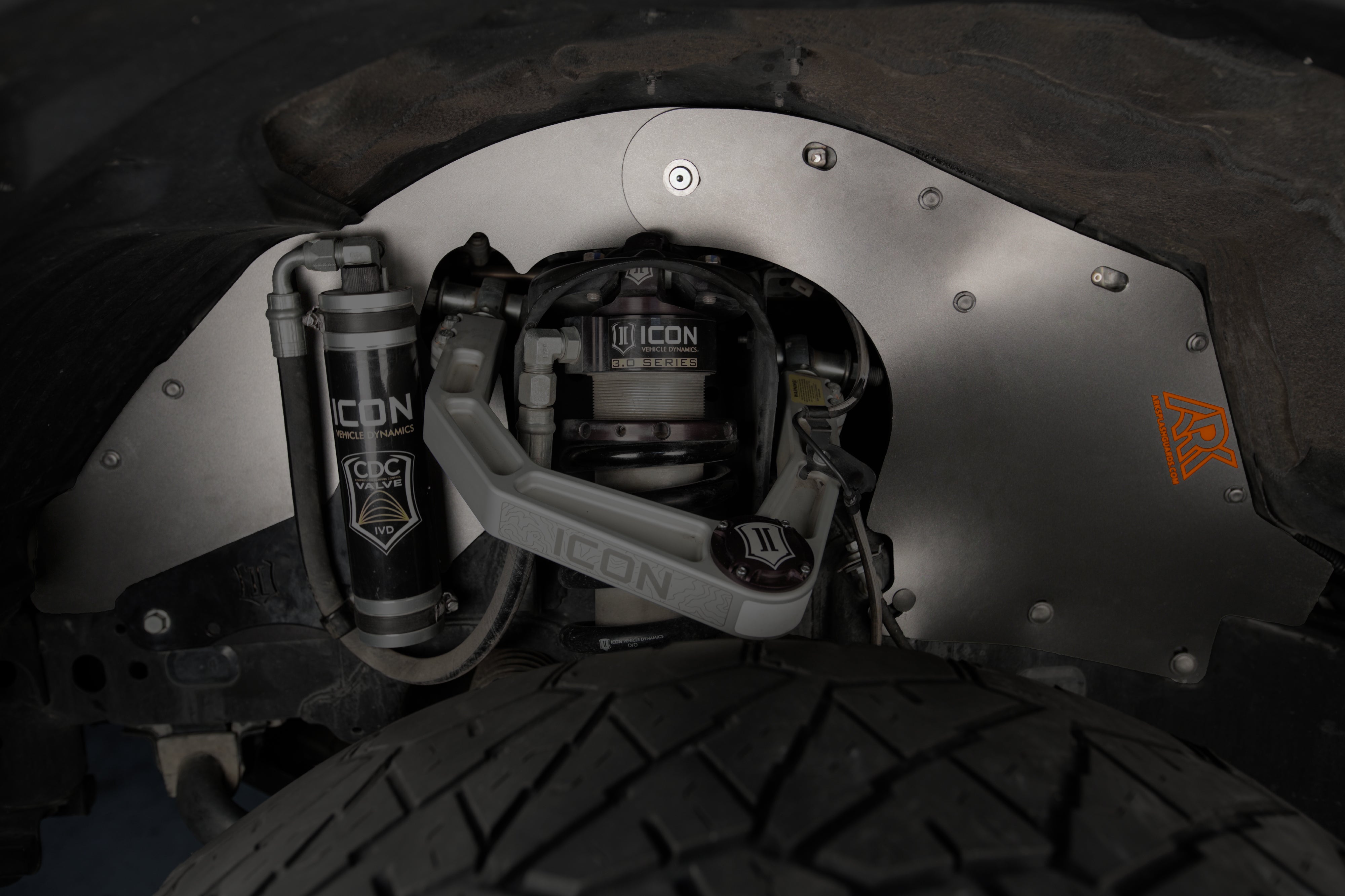 TriXpoly splash guards and mudflaps for 2007-2021 Toyota Tundra, designed for durability and protection against mud and debris.