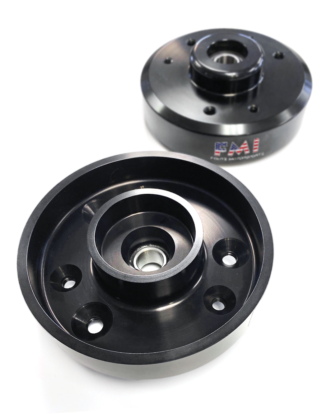 Billet aluminum top hat for 2010-2014 Raptor stock shocks, designed for stock height with no lift. Durable and precise fit.