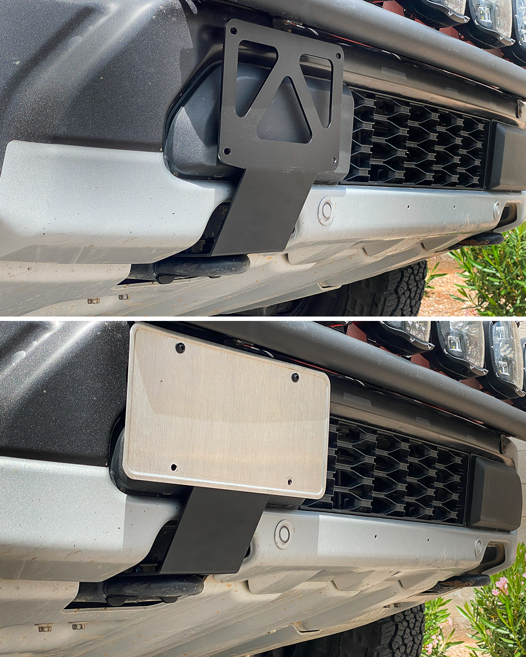 Gen 2 & Gen 3 Raptor (2017-2023) - Front Tow Hook License Plate Mount