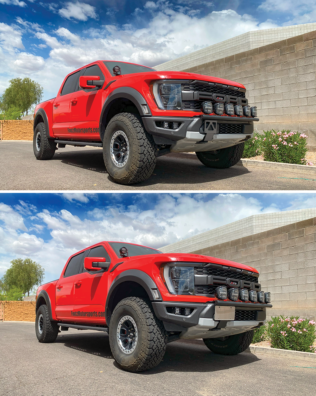 Gen 2 & Gen 3 Raptor (2017-2023) - Front Tow Hook License Plate Mount