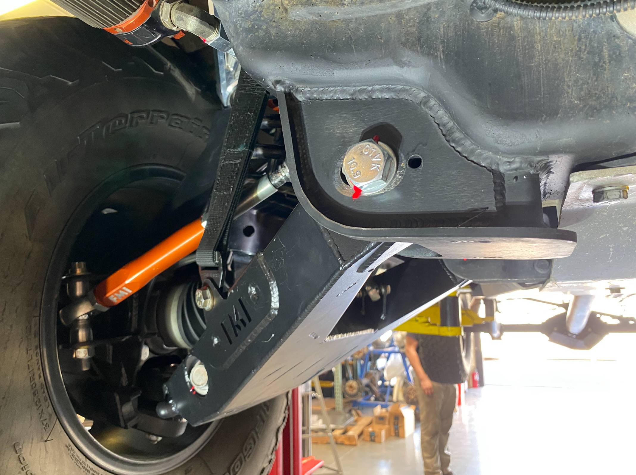 Lower arm pocket replacement kit for 2017-2024 Raptor, showcasing installation details and components.