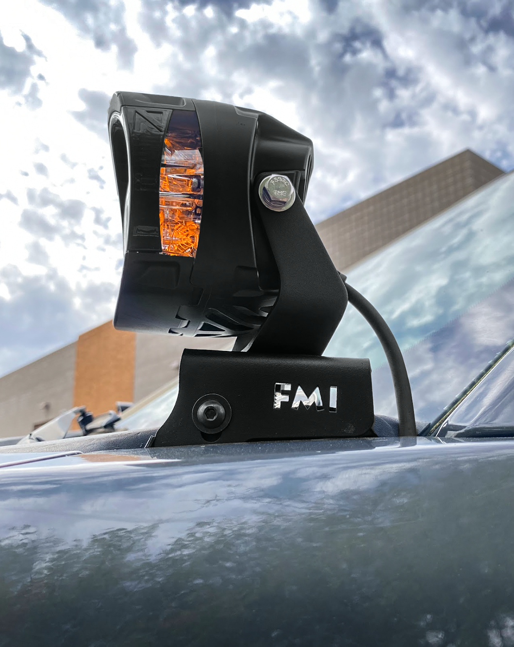 Front A-Pillar light mount kit for 2017-2020 Gen 2 Raptor, designed for enhanced off-road visibility and style.