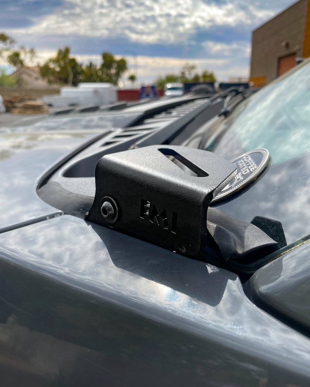Front A-pillar light mount kit for 2017-2020 Gen 2 Raptor, showcasing durable design and easy installation.