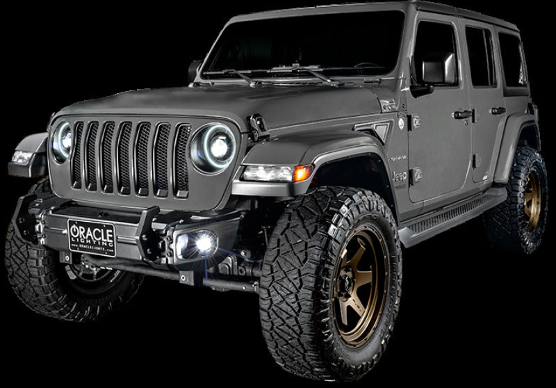 Oracle Jeep Wrangler JK/JL/JT High Performance W LED Fog Lights - w/o Controller