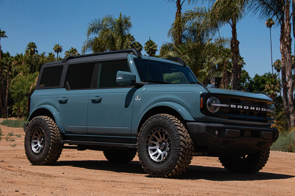 Compression 17 X 8.5 / 6 X 5.5 25MM Offset 5.75 Inch Back Space Titanium, ICON Alloys
