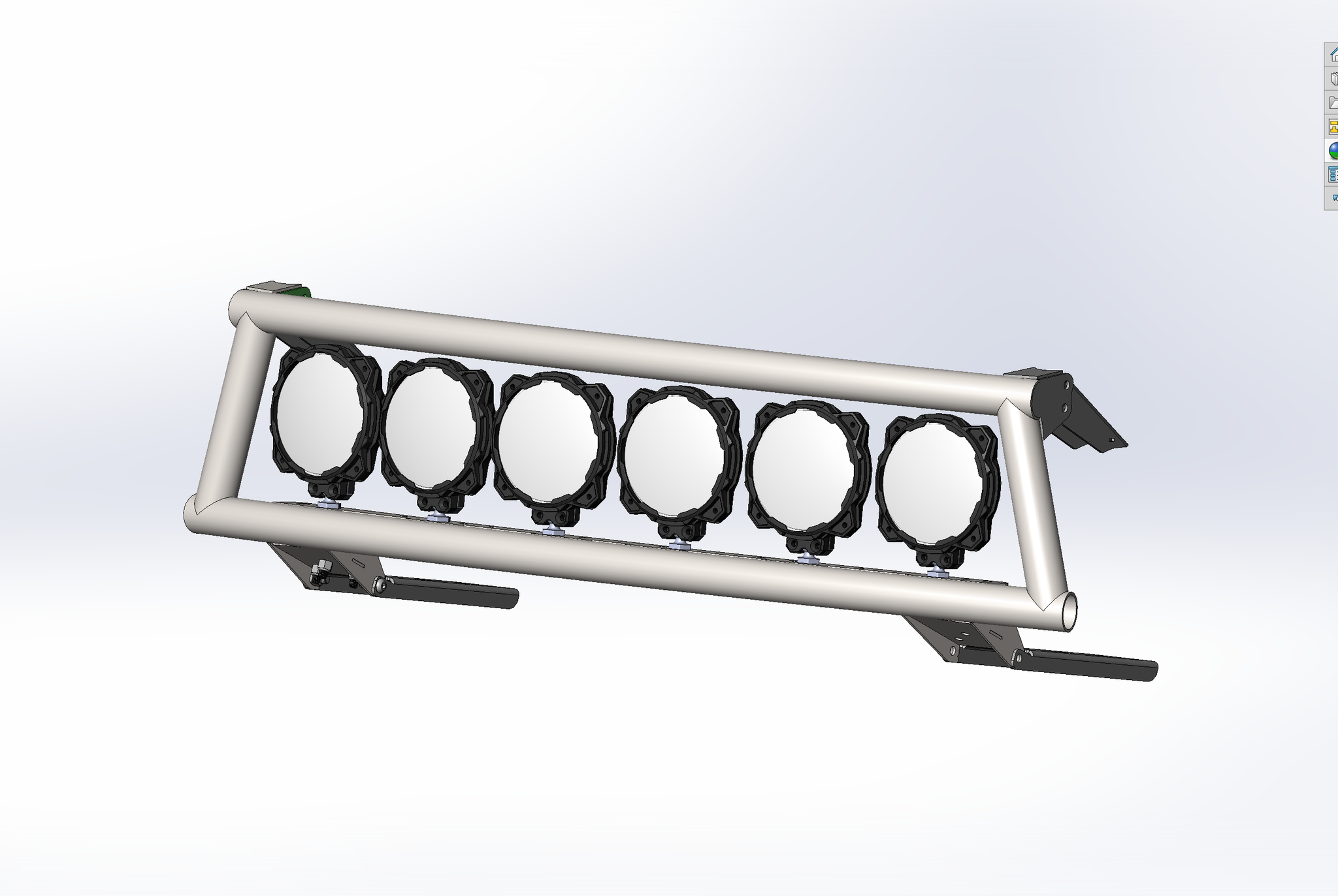 Gen 3 Ford Raptor Race truck front bumper light bar mount kit