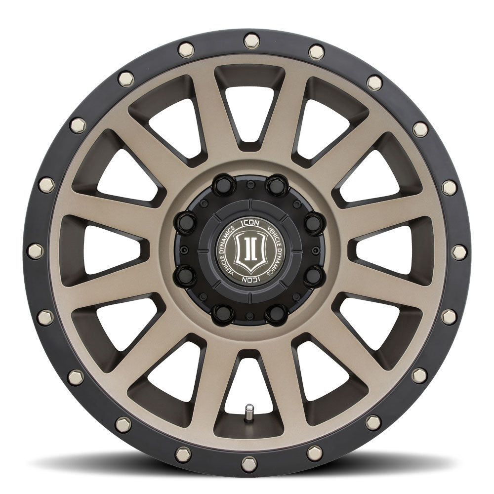 Compression HD 18 X 9 / 8 X 6.5 / 12 MM / 5.5 Inch Back Space Bronze, ICON Alloys
