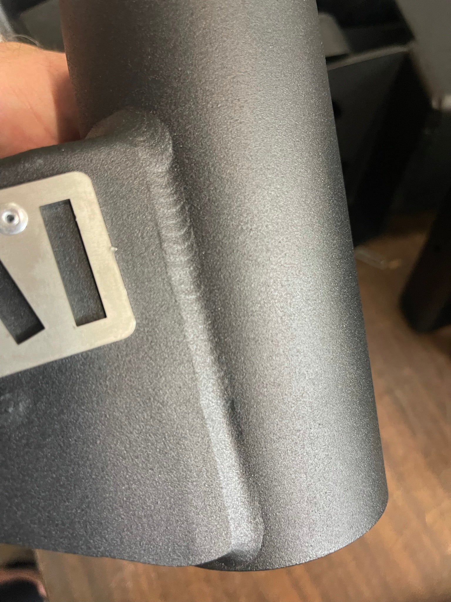 Close-up of a rear bump stop kit designed for 2017-2020 Raptor and 2015-2024 F150 models, showcasing its durable finish.