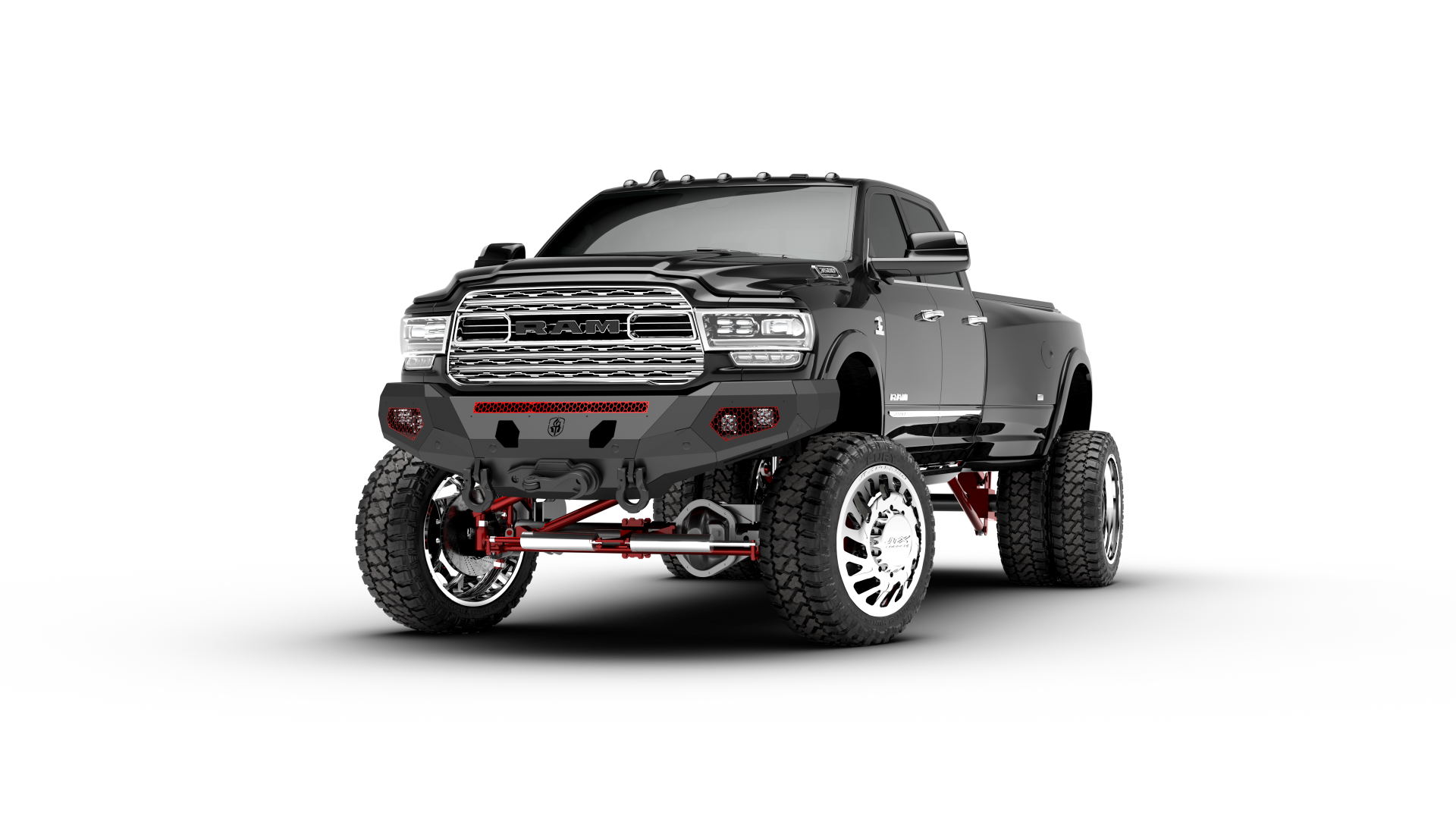 Evolution Front Winch Bumper - Texture Black 2019-2026 RAM 2500 3500