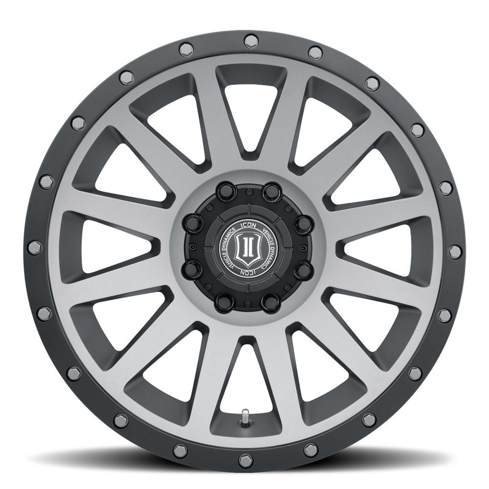 Compression 20 X 10 / 8 X 170 -19MM Offset 4.75 Inch Backspace Titanium, ICON Alloys