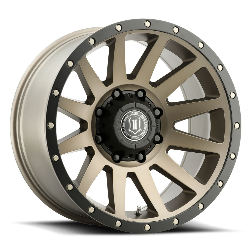 Compression 20 X 10 / 8 X 180 / -19 MM / 4.75 Inch Back Space Bronze, ICON Alloys