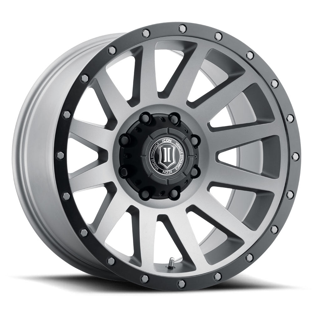 Compression 20 X 10 / 8 X 180 -19MM Offset 4.75 Inch Backspace Titanium, ICON Alloys
