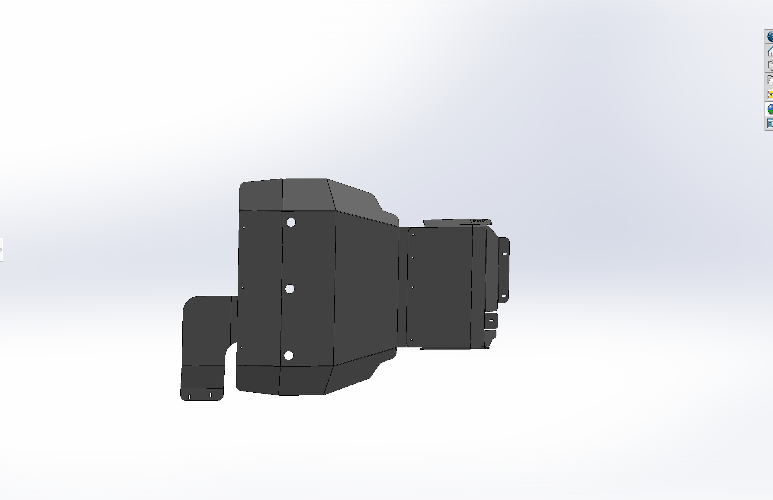 2021 and newer Ford Bronco skid plate designed for enhanced underbody protection during off-road adventures.