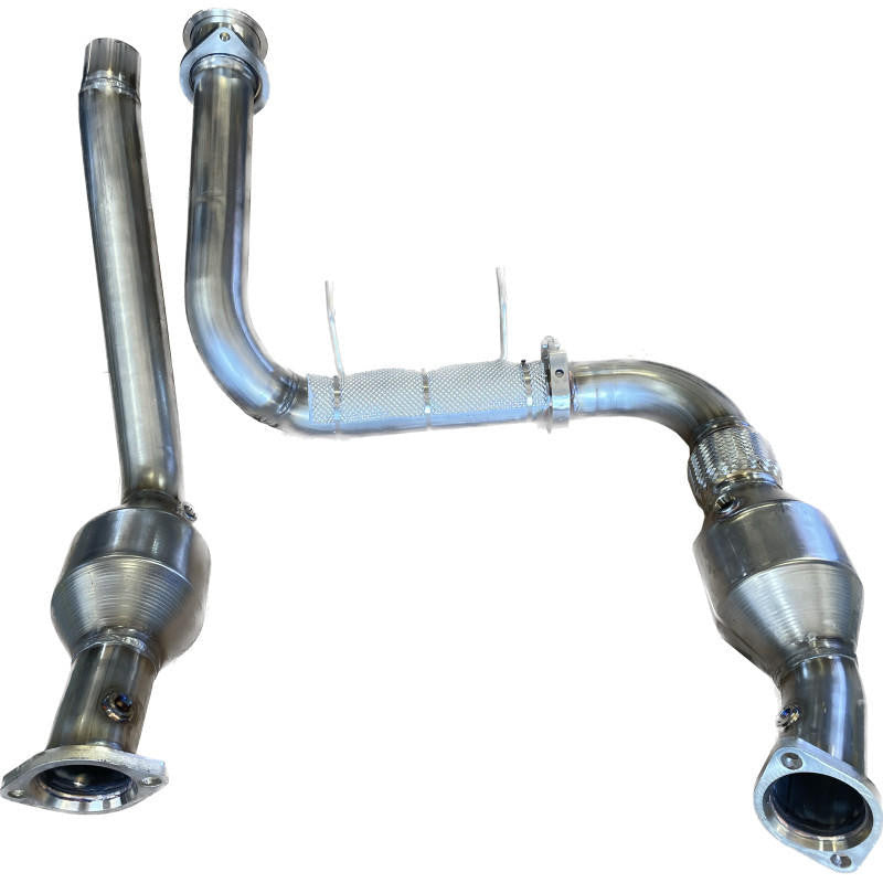 2021-2023 Ford F-150 Raptor 3.5L Alpha Catted Downpipes