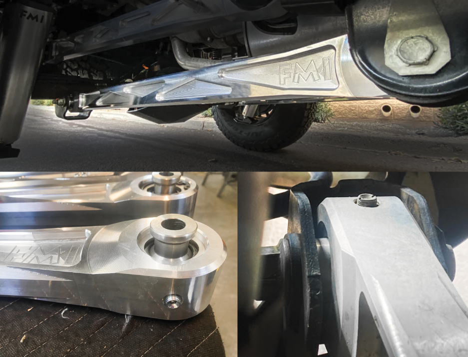 2024 Ranger Raptor rear suspension kit featuring billet aluminum arms and ultra-flex joints for enhanced off-road performance.