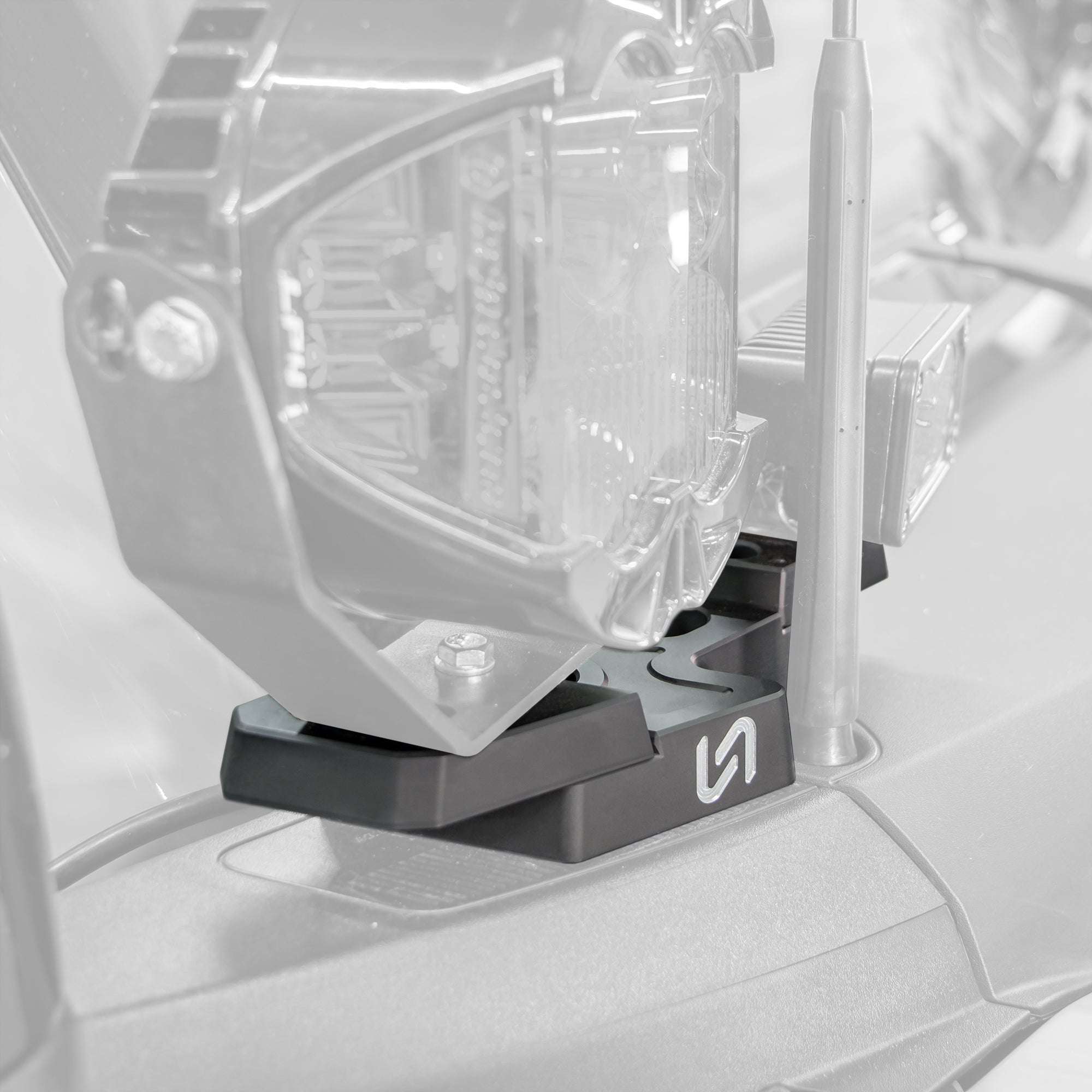 Billet Mirror Light Mounts for Ford Bronco