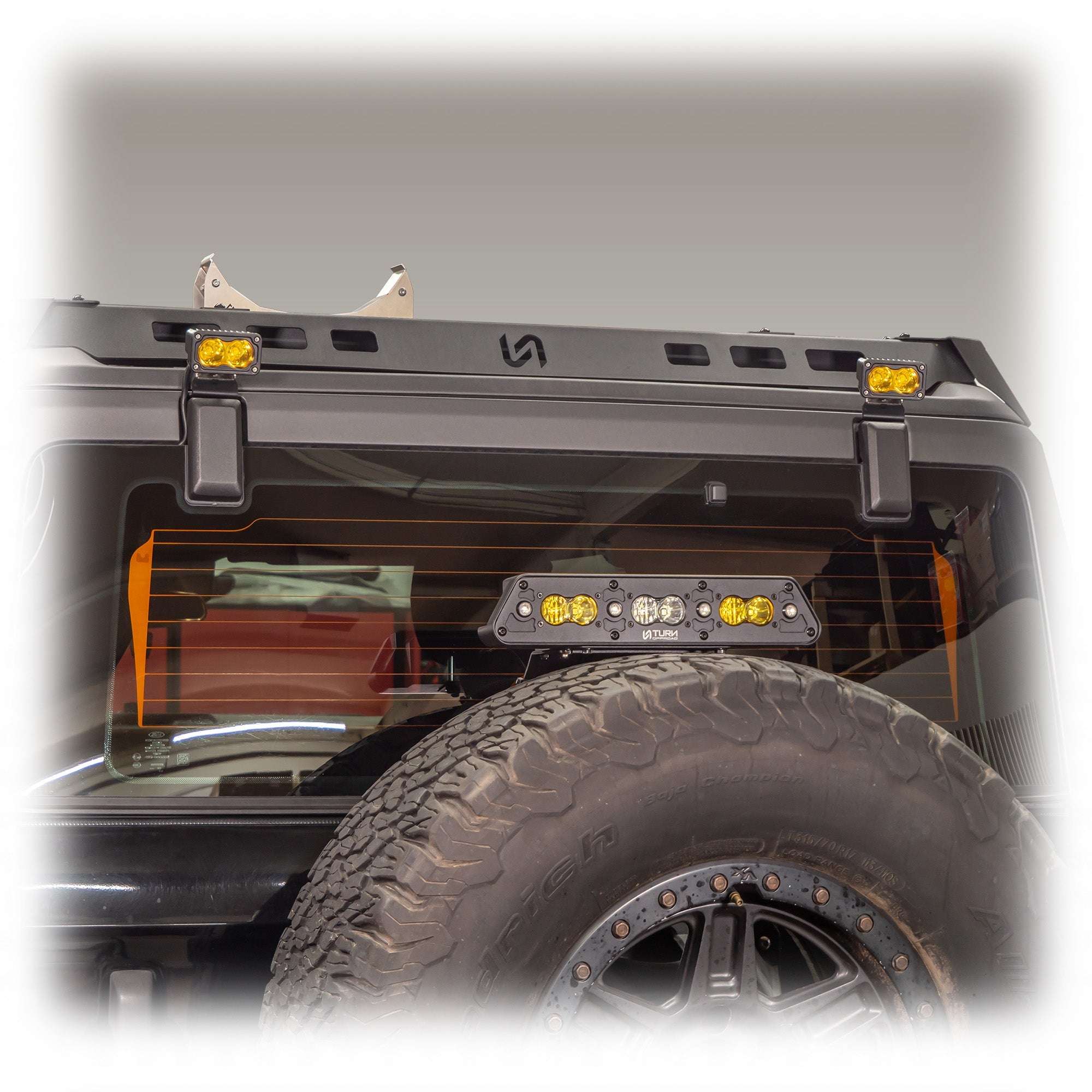OEM Hard Top Hinge Light Brackets for Ford Bronco