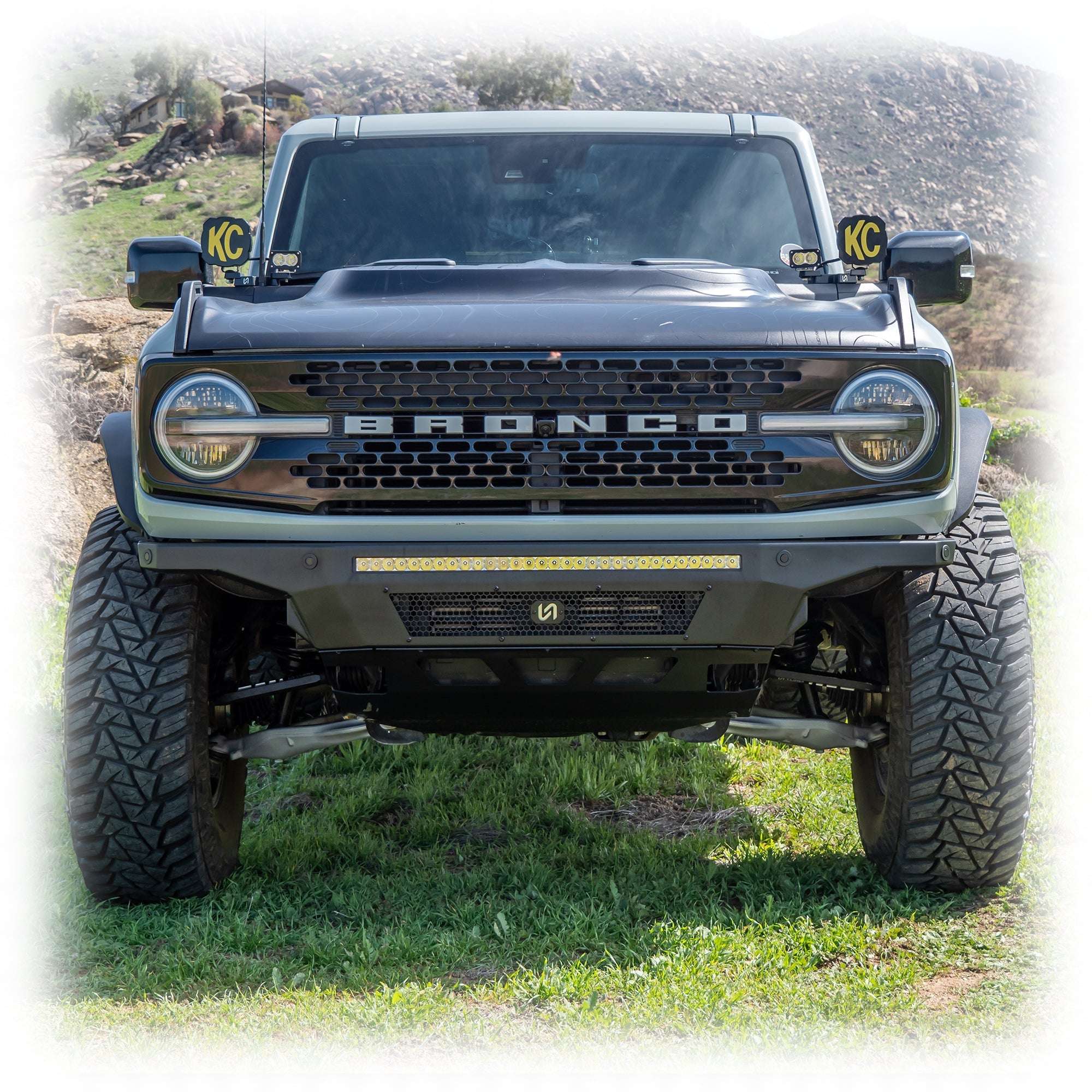 Hyperlyte Front Bumper and Skid Plate for Ford Bronco