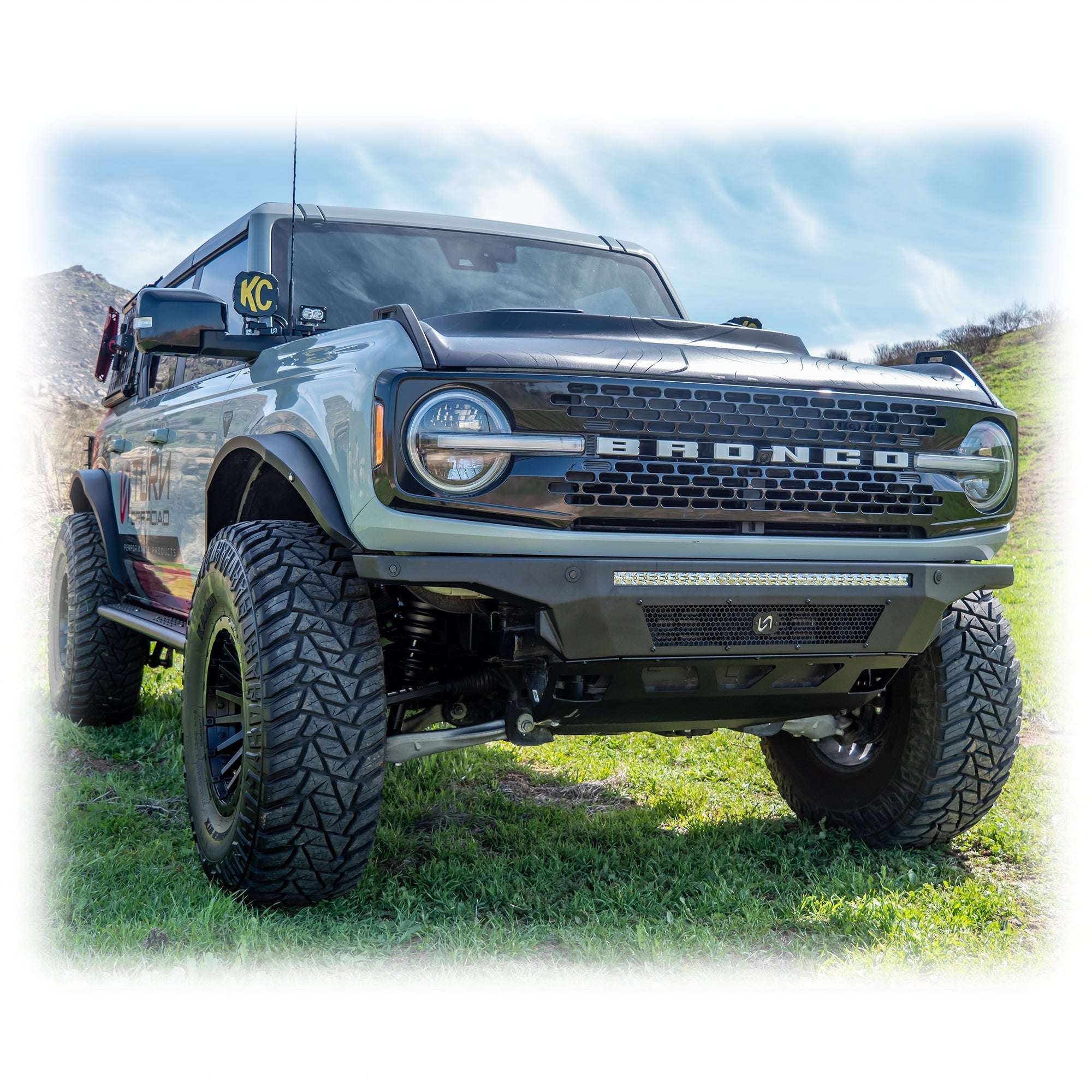 Hyperlyte Front Bumper and Skid Plate for Ford Bronco