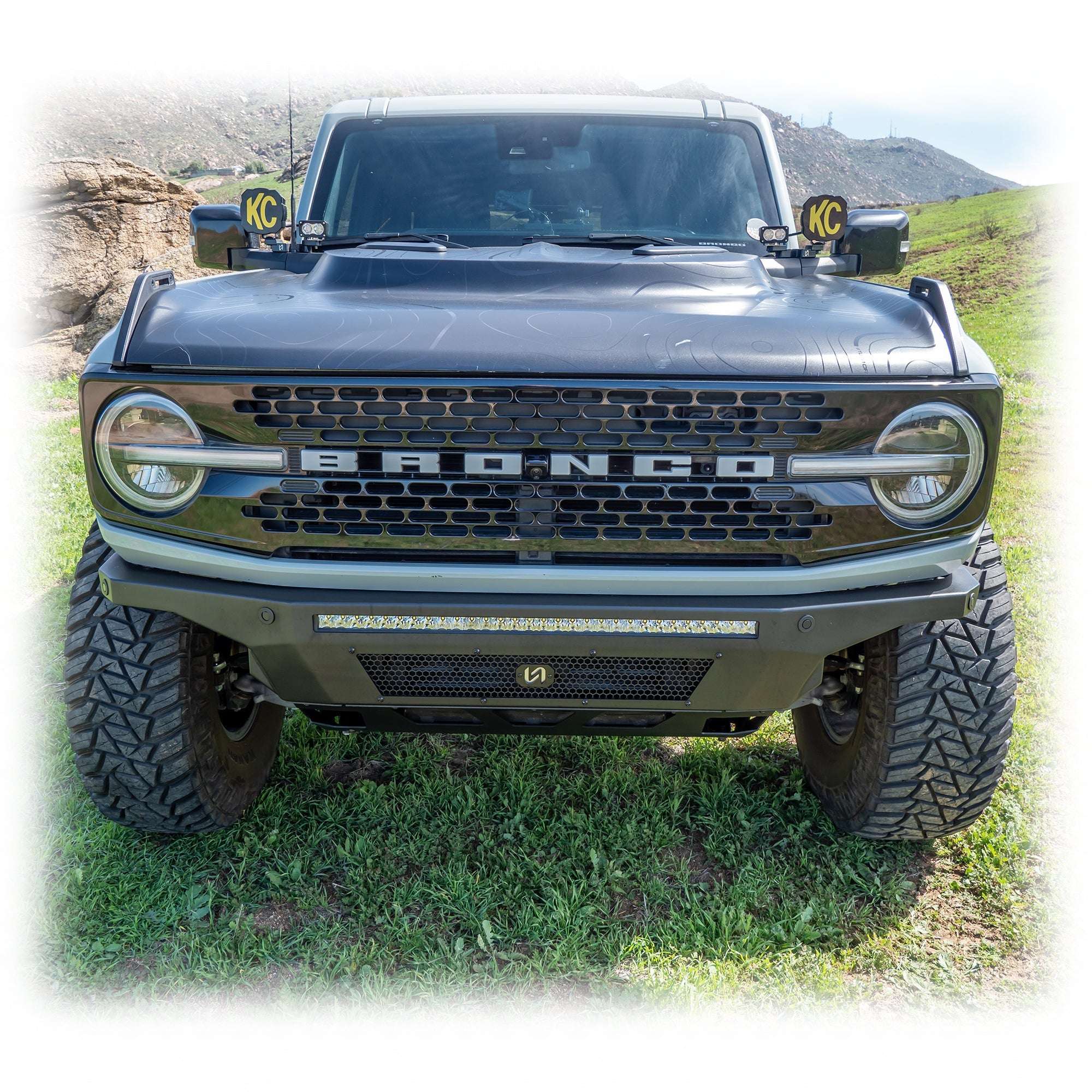 Hyperlyte Front Bumper and Skid Plate for Ford Bronco