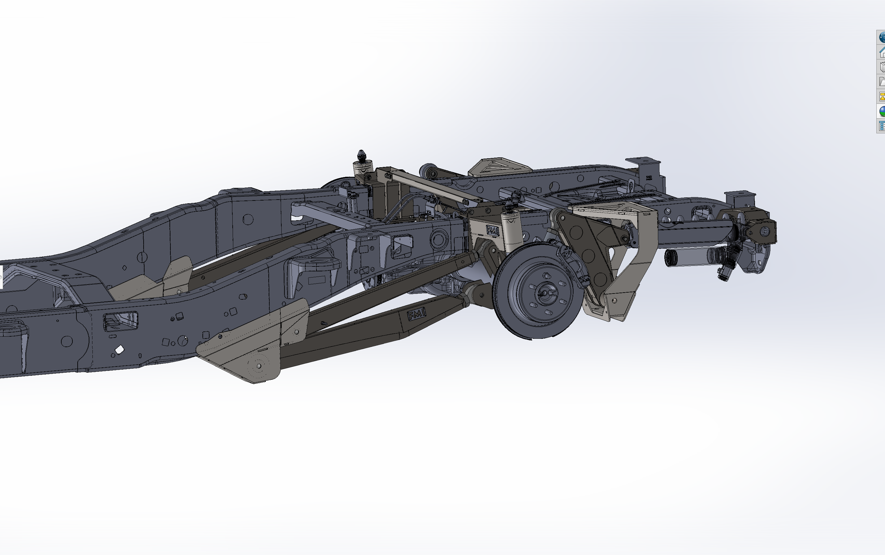 Long travel rear suspension kit for 2021-2024 Raptor, featuring 19 inches of travel for enhanced off-road performance.