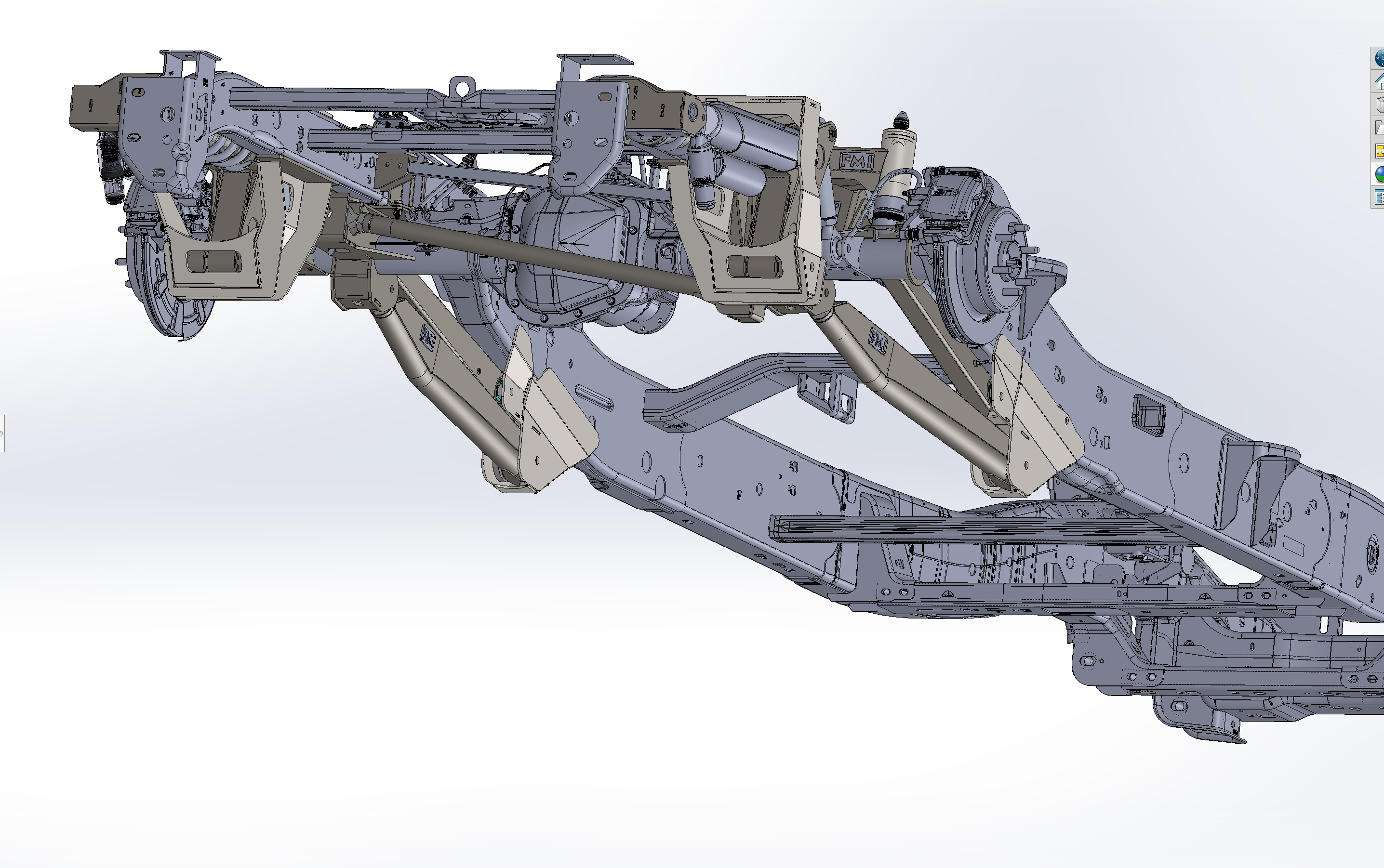 2017-2020 Raptor long travel 5-link rear suspension conversion kit for F150 and Gen 2 Raptors with 19 inches of travel.
