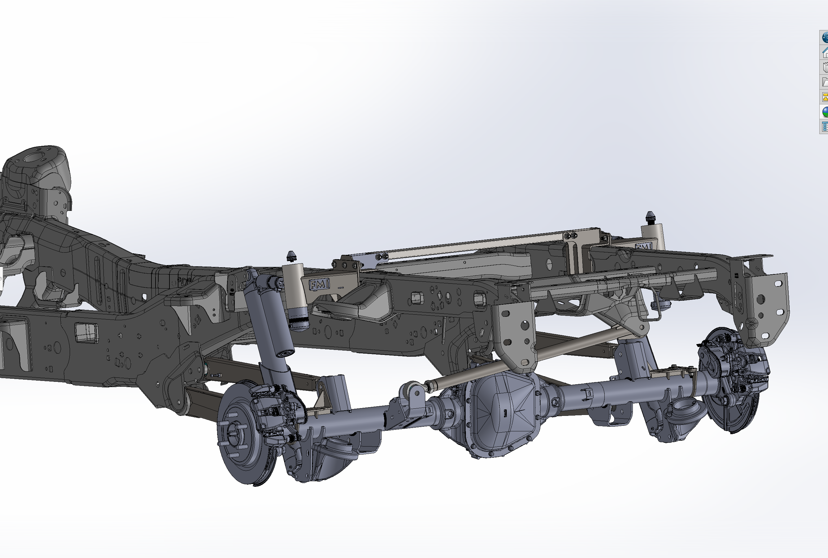 Adjustable rear suspension kit for 2021 and newer Gen 3 Ford Raptors, showcasing detailed components and design.
